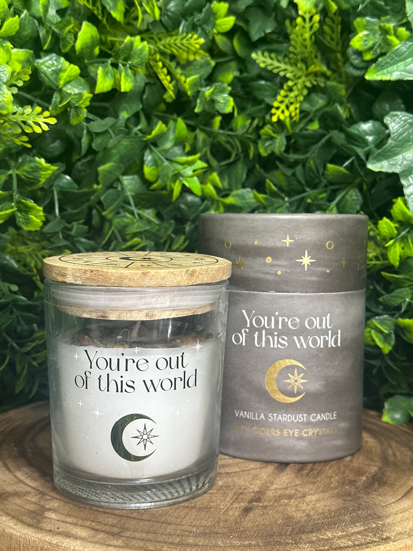 Vanilla Stardust Crystal Candle