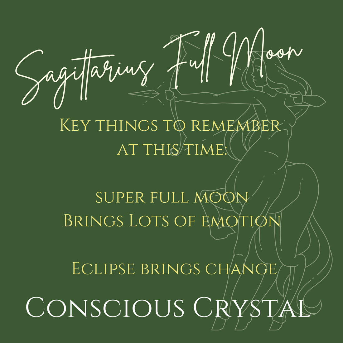 Sagittarius Full moon, Remember Super Full Moons Bring Lots Of Emotions and Eclipse Bring Change