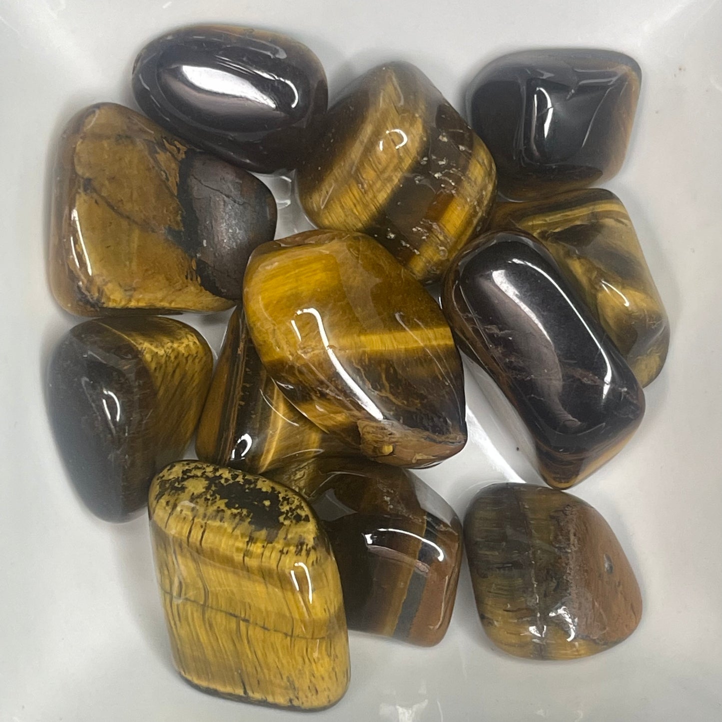 Gold Tigers Eye Tumble