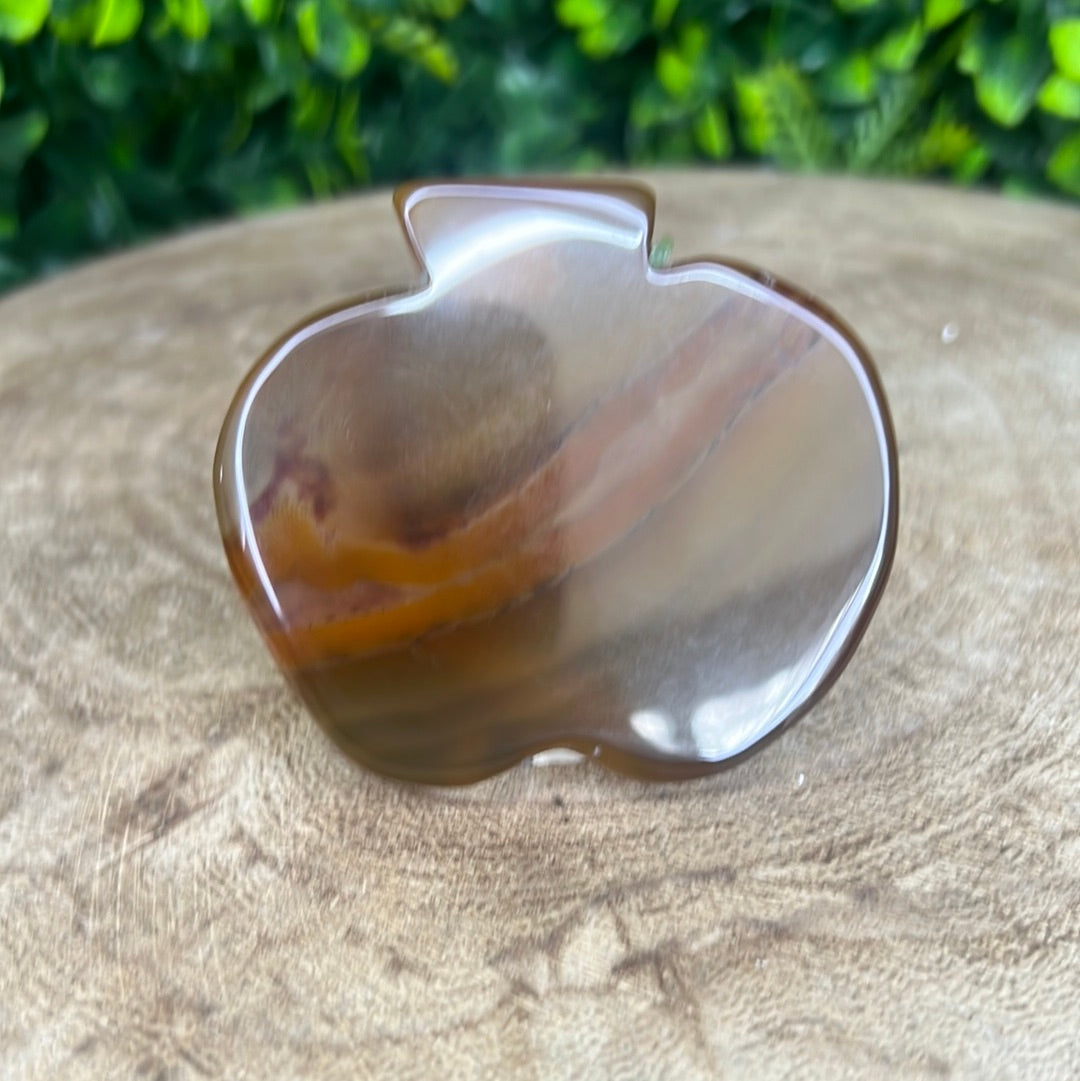 Carnelian Apple Carving