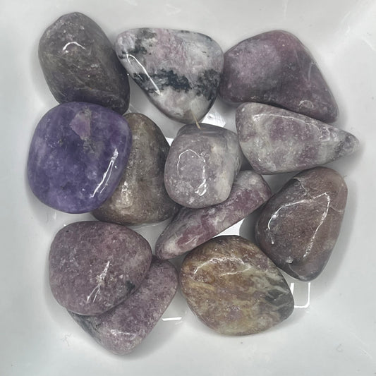 Lepidolite tumble