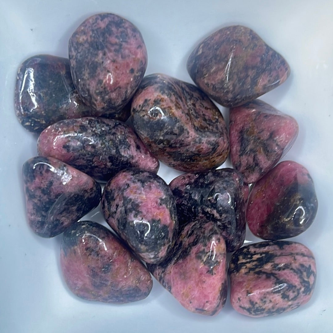 Rhodonite Tumbles