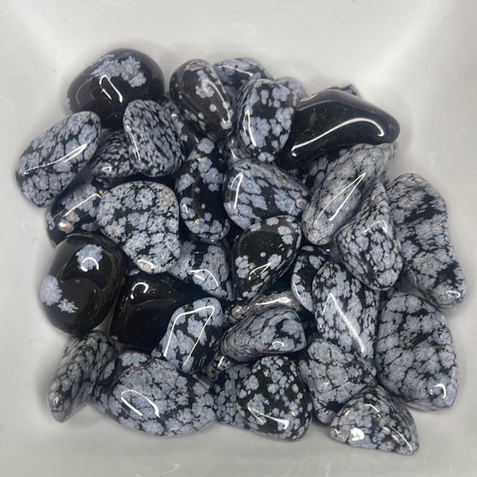 Snowflake Obsidian Tumble